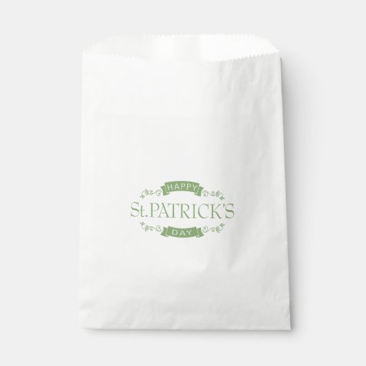 Sachets En Papier Sac de préférence Saint-Patrick (Devant)