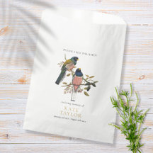 Sac de sachet de graines pour oiseaux Mémorial fun