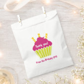Sachets En Papier Sac de traitement de Cupcake Anniversaire (Coupé)