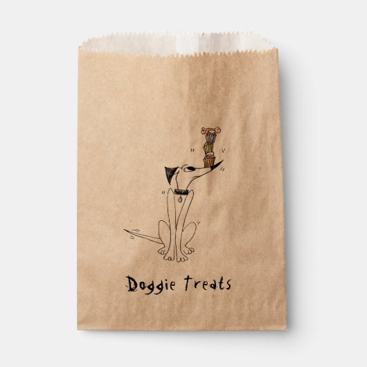Sachets En Papier Sac de traitement Doggie (Devant)