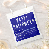 Sachets En Papier Sac en papier Arrière - plan bleu Halloween (Coupé)