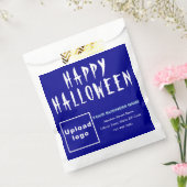 Sachets En Papier Sac en papier Arrière - plan bleu Halloween (Scellé)
