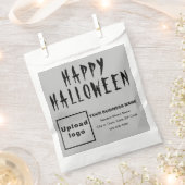 Sachets En Papier Sac en papier Arrière - plan gris Halloween (Coupé)