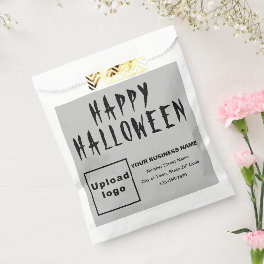 Sachets En Papier Sac en papier Arrière - plan gris Halloween (Scellé)