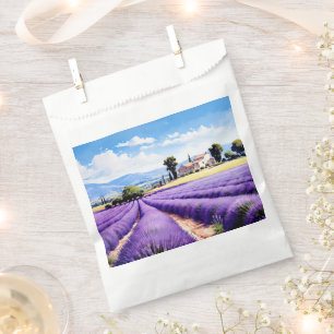 Sachets En Papier Sac en papier avec charmante lavande Provence Fran