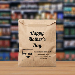 Sachets En Papier Sac en papier brun pour entreprise du jour de la f