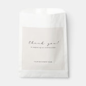 Sachets En Papier Sac en papier d'expédition en Merci d'enveloppe mi (Devant)