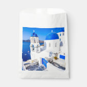 Sachets En Papier Sac en papier Merci Oia Santorini (Devant)