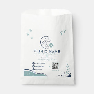 Sachets En Papier Sac en papier personnalisé pour clinique vétérinai