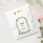 Sachets En Papier Sac en papier vert Merci personnalisé Kraft (Scellé)