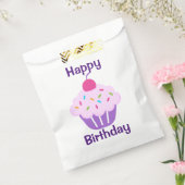 Sachets En Papier Sac Faveur Blanc/Cupcake (Scellé)