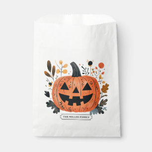 Sachets En Papier Sac Faveur Citrouille Halloween
