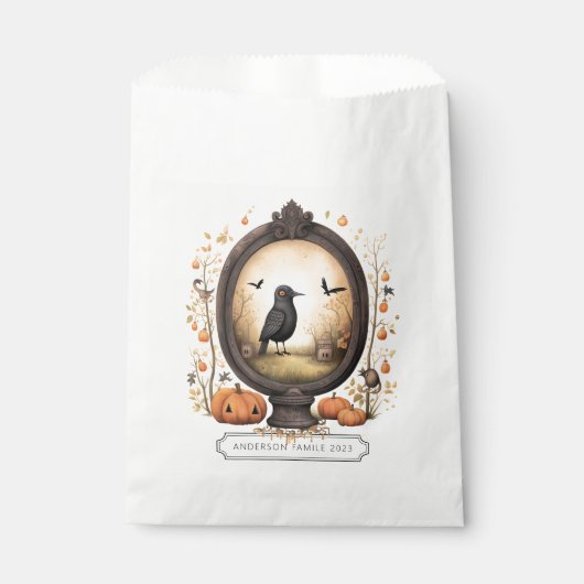 Sachets En Papier Sac Faveur Crow (Devant)