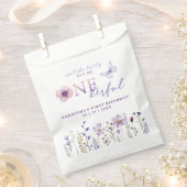 Sachets En Papier Sac Faveur Premier Anniversaire fleur sauvage - Vi (Coupé)