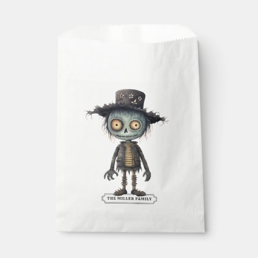 Sachets En Papier Sac Faveur Zombie (Devant)