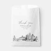 Sachets En Papier Sac Favonalized Mariage de Miami (Devant)
