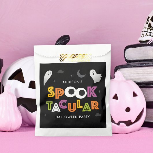 Sachets En Papier Sac Favorisant la fête d'Halloween Spooktacular