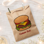 Sachets En Papier Sac Favoriser Cheeseburger (Coupé)