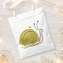 Sac Favoriser un mignon escargot