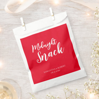 Sachets En Papier Sac Favour de mariage pour collation de minuit