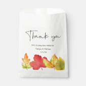 Sachets En Papier Sac Favour Mariage de l'automne (Devant)