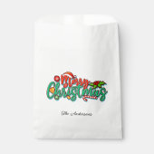Sachets En Papier Sac Festive Fête Personnalisé Favoriser Noël (Devant)