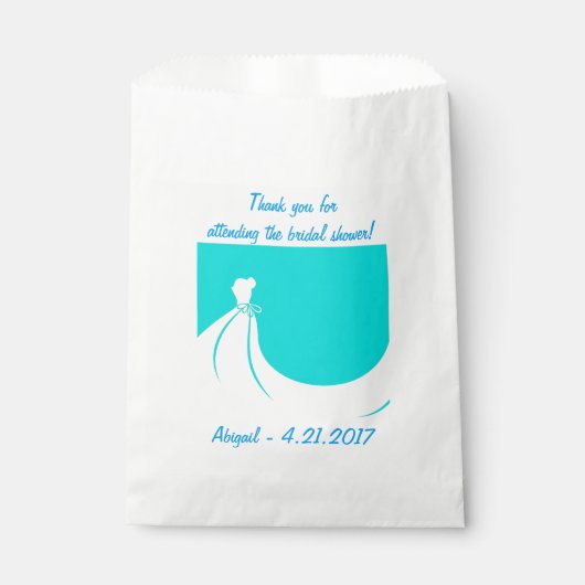 Sachets En Papier Sac Fête des mariées préférée (Devant)
