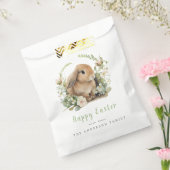 Sachets En Papier Sac Fleur Bunny de Pâques Favoriser (Scellé)