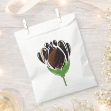 Sac Fleur Foncé Favoriser