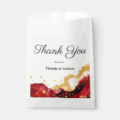 Sachets En Papier Sac Glam Red Favor (Devant)