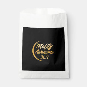 Sachets En Papier Sac impressionnant de faveur de l'éclipse 2017