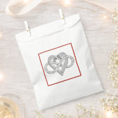 Sachets En Papier Sac Infinity Heart Favoriser (Coupé)