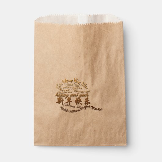 Sachets En Papier Sac International Gold Wives Rat New Year 2020 F (Devant)