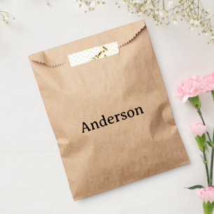 Sachets En Papier Sac Kraft pour Entreprise 5,75" x 8"