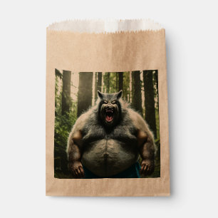 Sachets En Papier Sac kraft préféré Loup-Garou Qui A Mangé Tout Le V