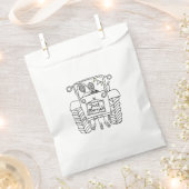 Sachets En Papier Sac Mariage campagnard de tracteur Favoriser (Coupé)