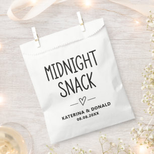 Sachets En Papier Sac mariage de la collation de minuit Favoriser