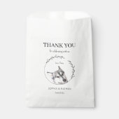 Sachets En Papier Sac Mariage Husky Simple Merci Favoriser (Devant)