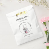 Sachets En Papier Sac Mariage Husky Simple Merci Favoriser (Scellé)