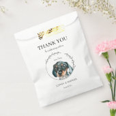 Sachets En Papier Sac Mariage Merci simple Dachshund  Favoriser (Scellé)
