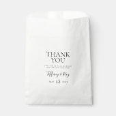 Sachets En Papier Sac Merci simple et élégant Favoriser (Devant)