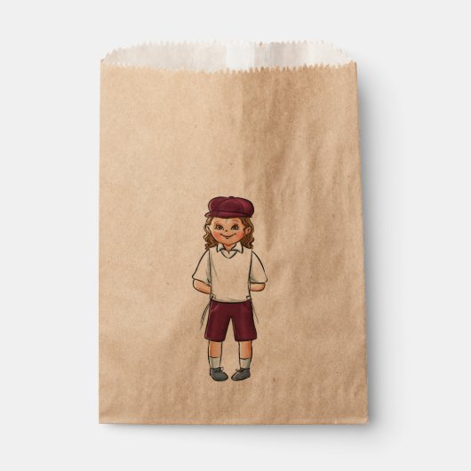 Sachets En Papier Sac mignet garçon Upsherin (Devant)