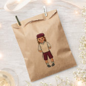 Sachets En Papier Sac mignet garçon Upsherin (Coupé)