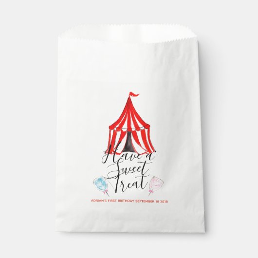 Sachets En Papier Sac mignon de cadeau d'enfant de carnaval de (Devant)