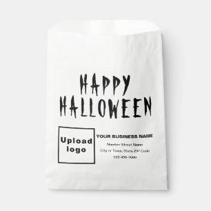 Sachets En Papier Sac papier blanc Halloween Business