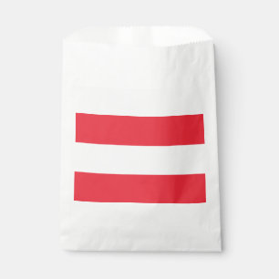 Sachets En Papier Sac patriotique drapeau autrichien