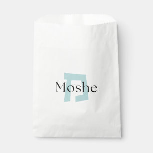 Sachets En Papier Sac personnalisé Upsherin - Aleph Beis