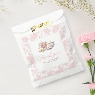 Sachets En Papier Sac pour cadeau de baby shower 'Time for Tea'