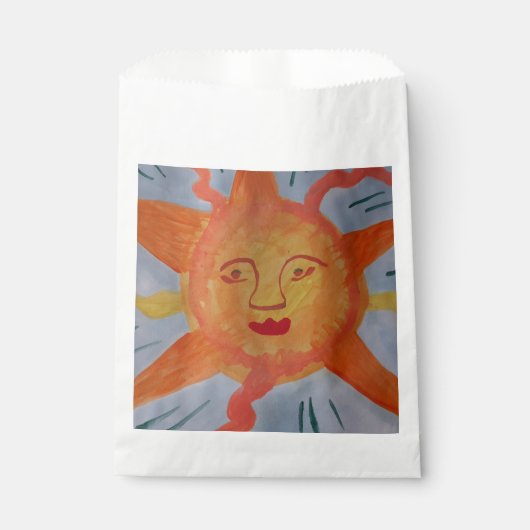 Sachets En Papier Sac Sun Favour Fiery (Devant)