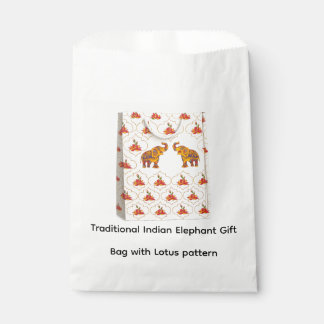 Sachets En Papier Sac traditionnel indien de cadeau d'éléphant